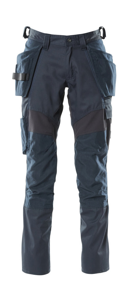 ACCELERATE Pantalon avec poches flottantes - Marine foncé