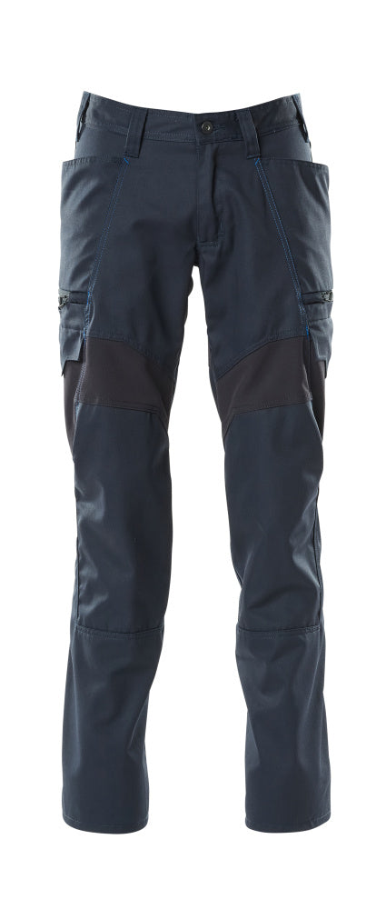 ACCELERATE Pantalon avec poches cuisse - Marine foncé