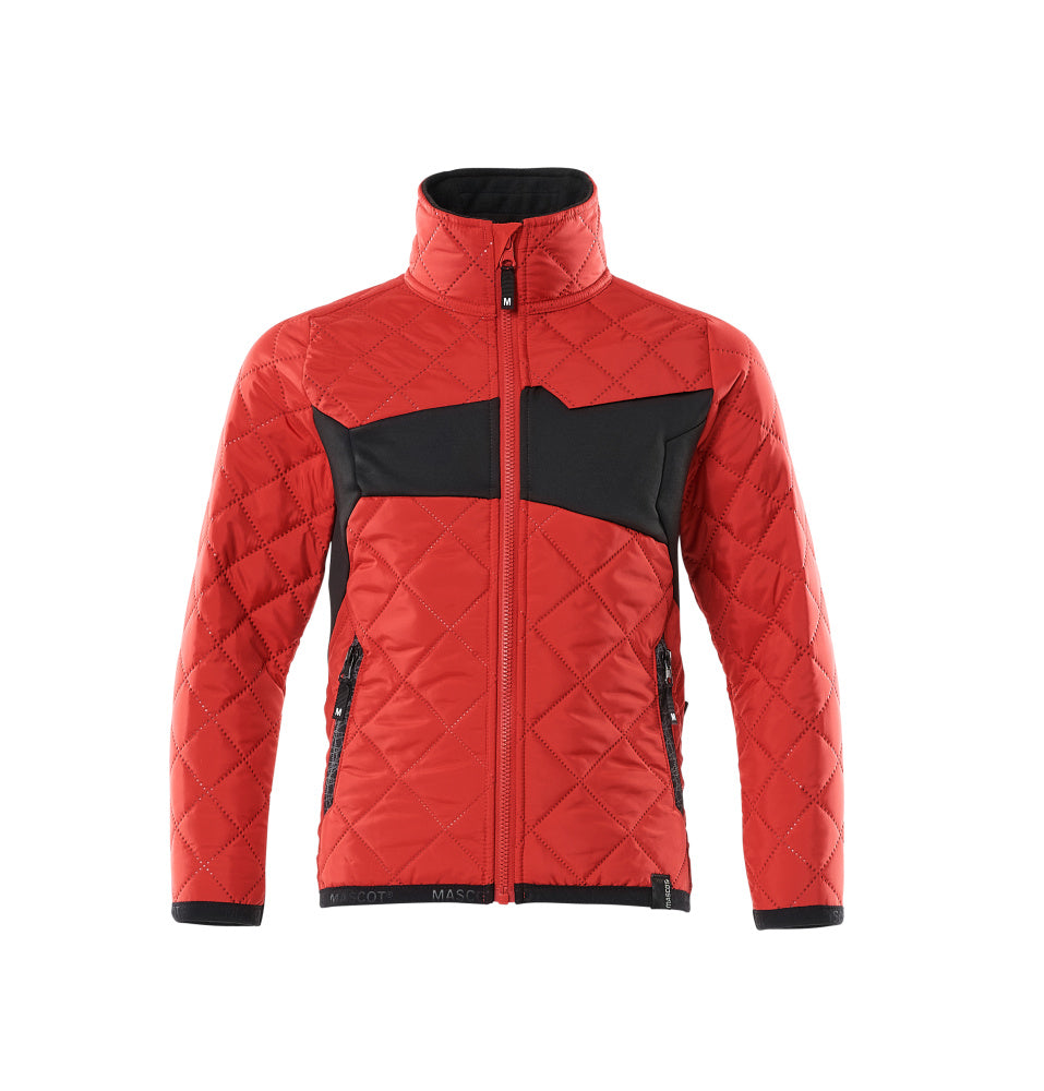 ACCELERATE Veste thermique enfant - Rouge trafic/Noir