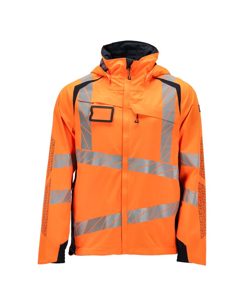 ACCELERATE SAFE Veste d'extérieur - Hi-vis Orange/Marine foncé