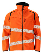 ACCELERATE SAFE Veste Softshell - Hi-vis Orange/Marine foncé