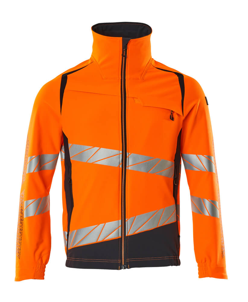 ACCELERATE SAFE Veste - Hi-vis Orange/Marine foncé