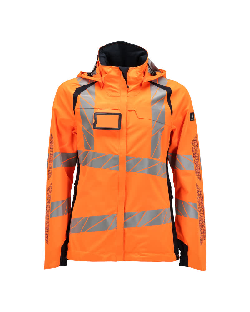 ACCELERATE SAFE Veste d'extérieur - Hi-vis Orange/Marine foncé
