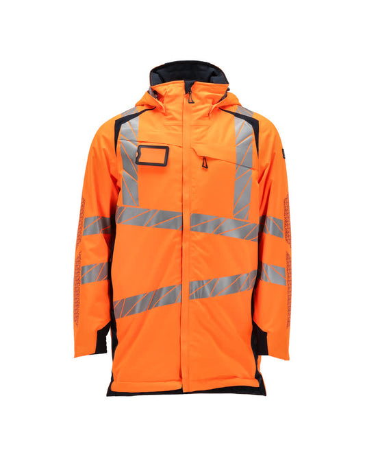 ACCELERATE SAFE Parka - Hi-vis Orange/Marine foncé