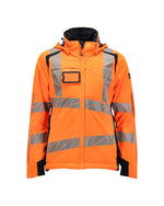 ACCELERATE SAFE Veste grand froid - Hi-vis Orange/Marine foncé