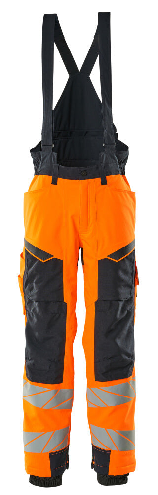 ACCELERATE SAFE Pantalon grand froid - Hi-vis Orange/Marine foncé