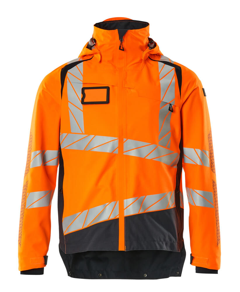 ACCELERATE SAFE Veste d'extérieur - Hi-vis Orange/Marine foncé