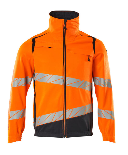 ACCELERATE SAFE Veste - Hi-vis Orange/Marine foncé