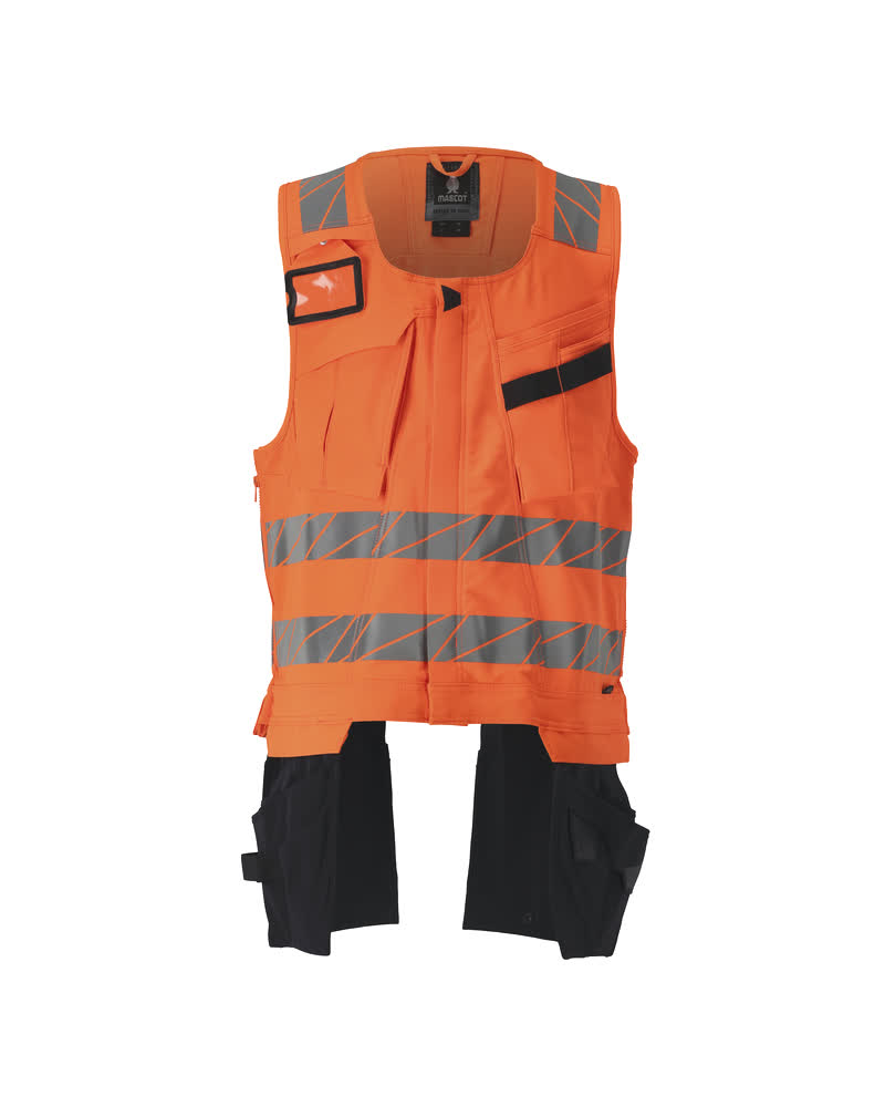 ACCELERATE SAFE Gilet porte-outils - Hi-vis Orange/Marine foncé