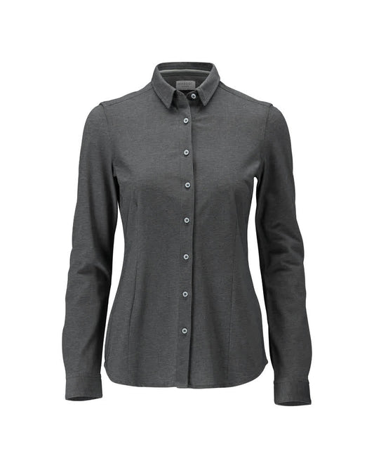 FRONTLINE Chemise - Anthracite foncé/Gris clair chiné