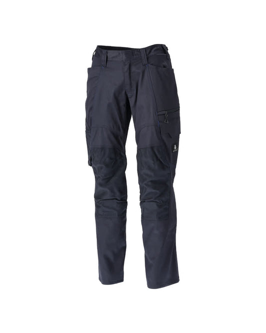 ACCELERATE Pantalon avec poches genouillères - Marine foncé