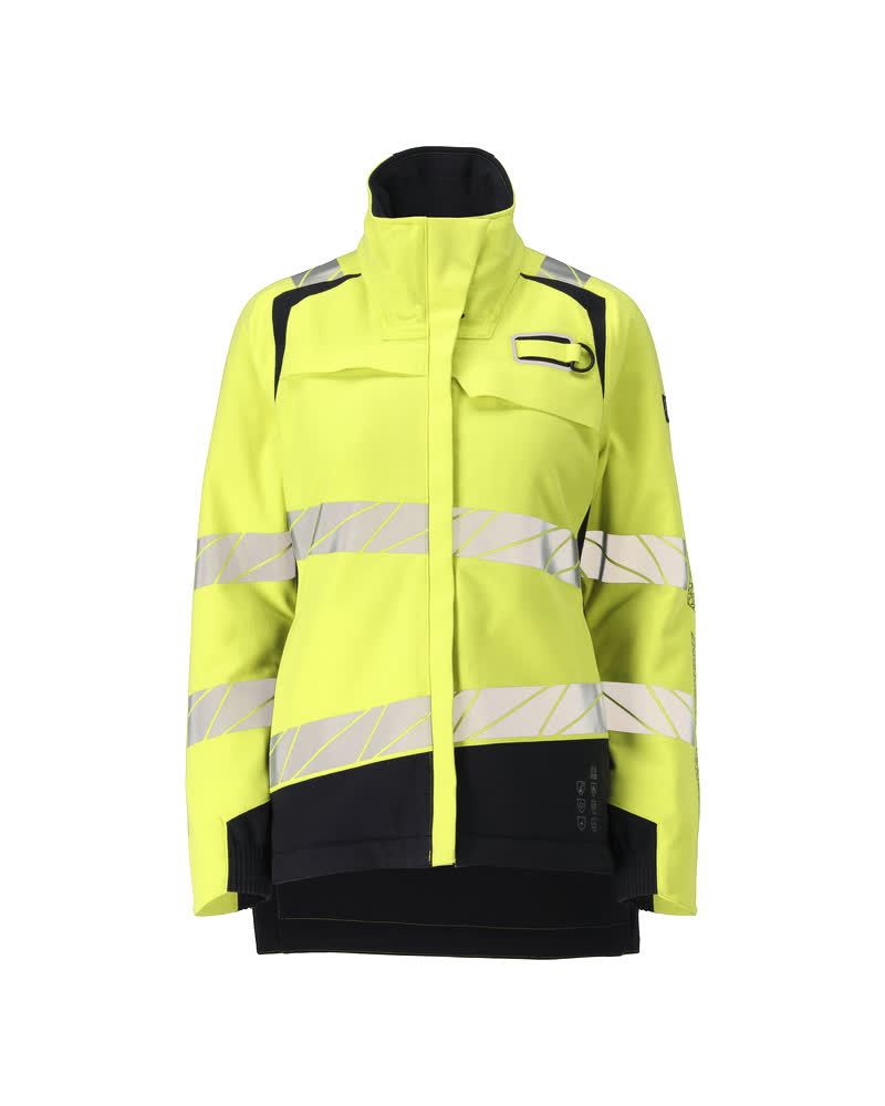ACCELERATE MULTISAFE Veste grand froid - Hi-vis Jaune/Marine foncé