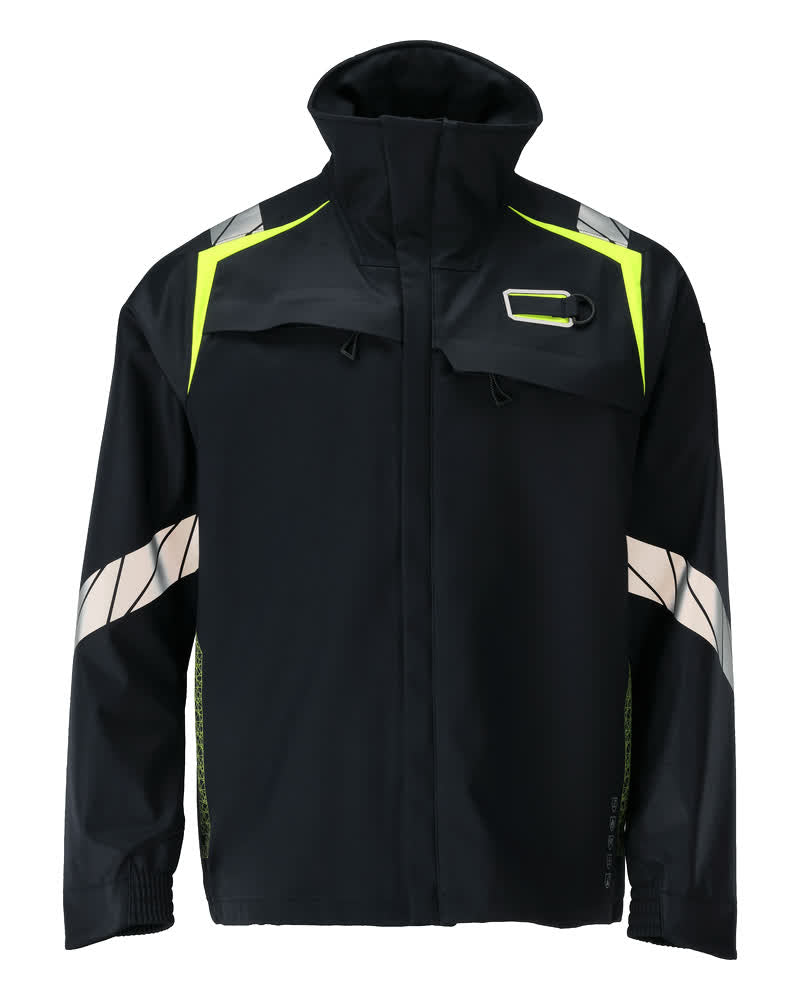 ACCELERATE MULTISAFE Veste Softshell - Marine foncé/Hi-vis jaune