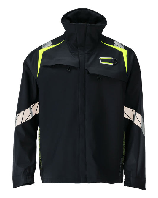 ACCELERATE MULTISAFE Veste Softshell - Marine foncé/Hi-vis jaune
