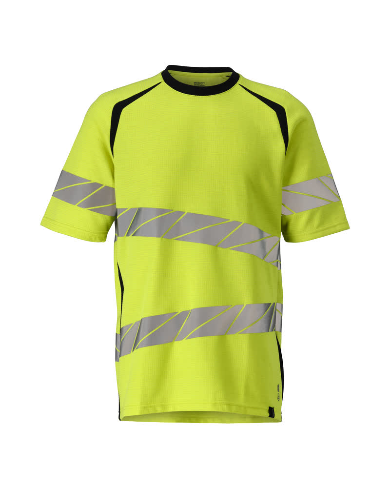 ACCELERATE MULTISAFE T-shirt - Hi-vis Jaune/Marine foncé