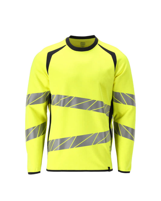 ACCELERATE MULTISAFE Sweatshirt - Hi-vis Jaune/Marine foncé