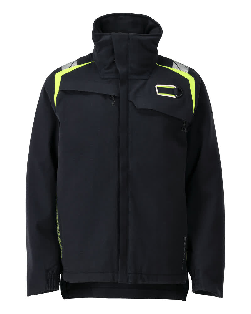 ACCELERATE MULTISAFE Veste grand froid - Marine foncé/Hi-vis jaune