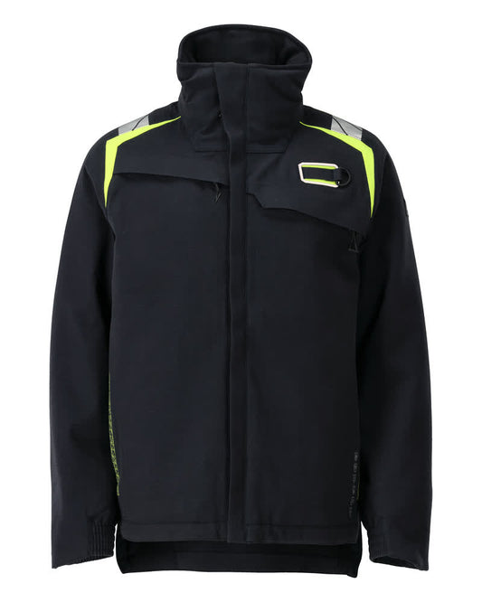ACCELERATE MULTISAFE Veste grand froid - Marine foncé/Hi-vis jaune