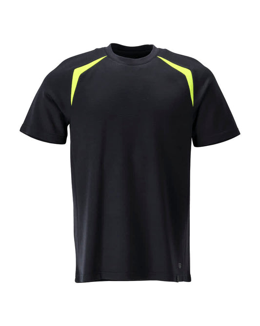ACCELERATE MULTISAFE T-shirt - Marine foncé/Hi-vis jaune