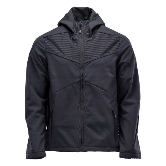 CUSTOMIZED Veste Softshell avec capuche - Marine foncé