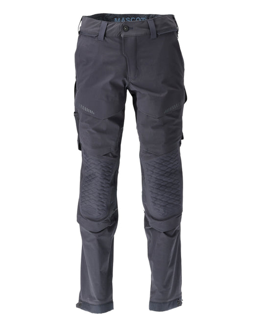 CUSTOMIZED Pantalon avec poches genouillères - Marine foncé