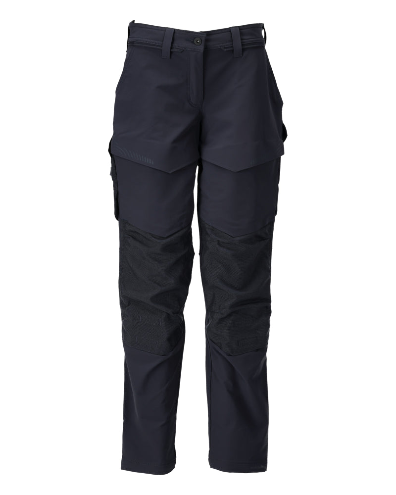 CUSTOMIZED Pantalon avec poches genouillères - Marine foncé