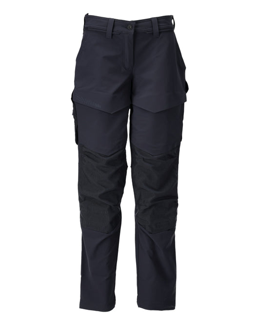 CUSTOMIZED Pantalon avec poches genouillères - Marine foncé
