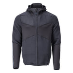 CUSTOMIZED Sweat capuche polaire zippé - Marine foncé