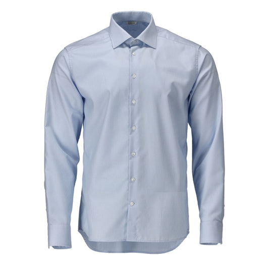 FRONTLINE Chemise - À carreaux bleu ciel et blancs