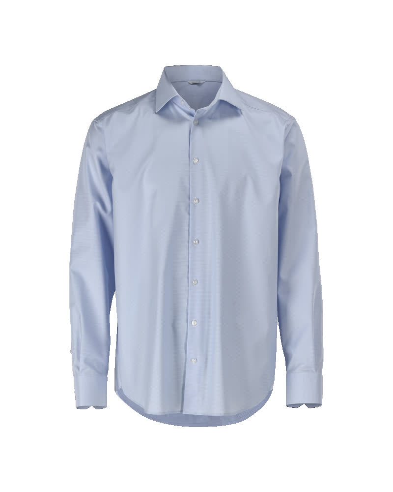 FRONTLINE Chemise - À carreaux bleu ciel et blancs