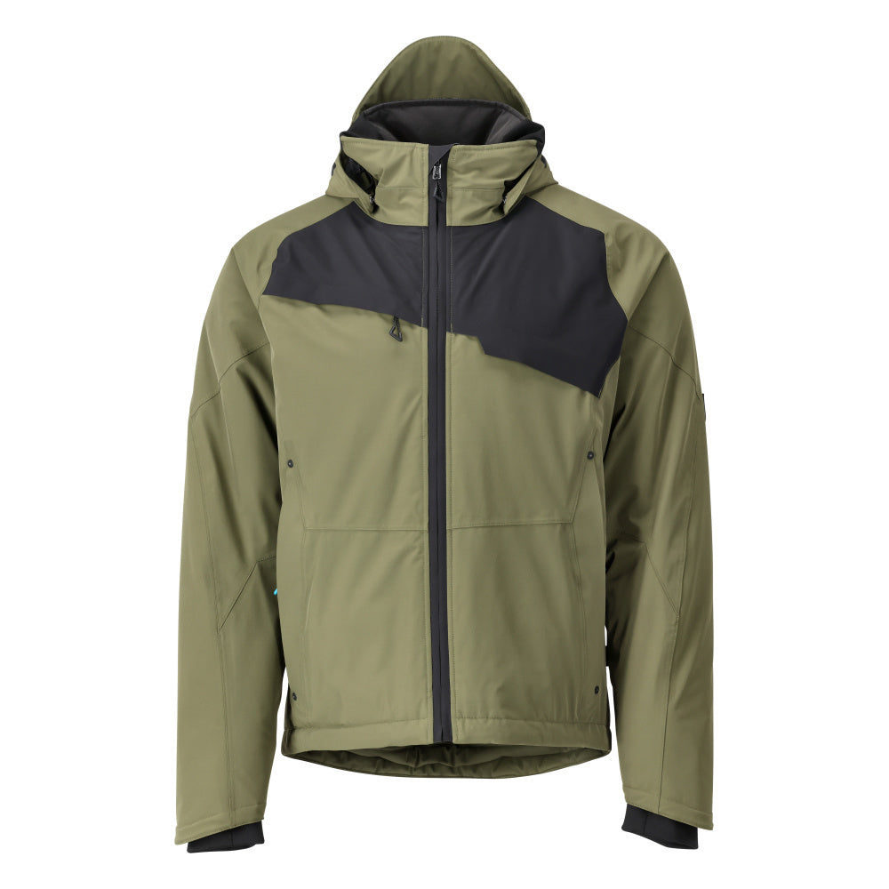ADVANCED Veste grand froid - Vert foncé/Noir