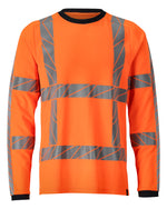 ACCELERATE SAFE T-shirt, manches longues - Hi-vis Orange