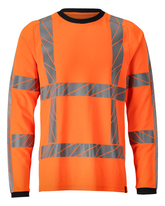 ACCELERATE SAFE T-shirt, manches longues - Hi-vis Orange