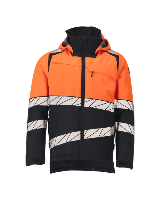 ACCELERATE SAFE Veste grand froid - Marine foncé/Hi-vis orange
