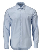 M by Mascot Chemise - À carreaux bleu ciel et blancs