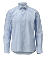 M by Mascot Chemise - À carreaux bleu ciel et blancs