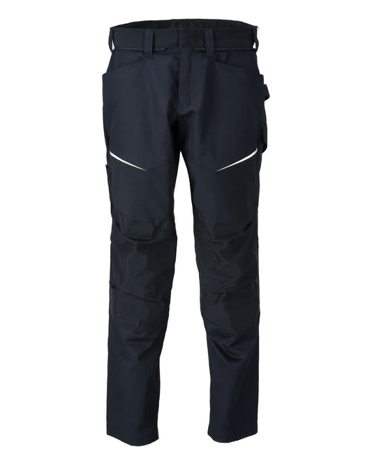 CUSTOMIZED Pantalon avec poches genouillères - Marine foncé