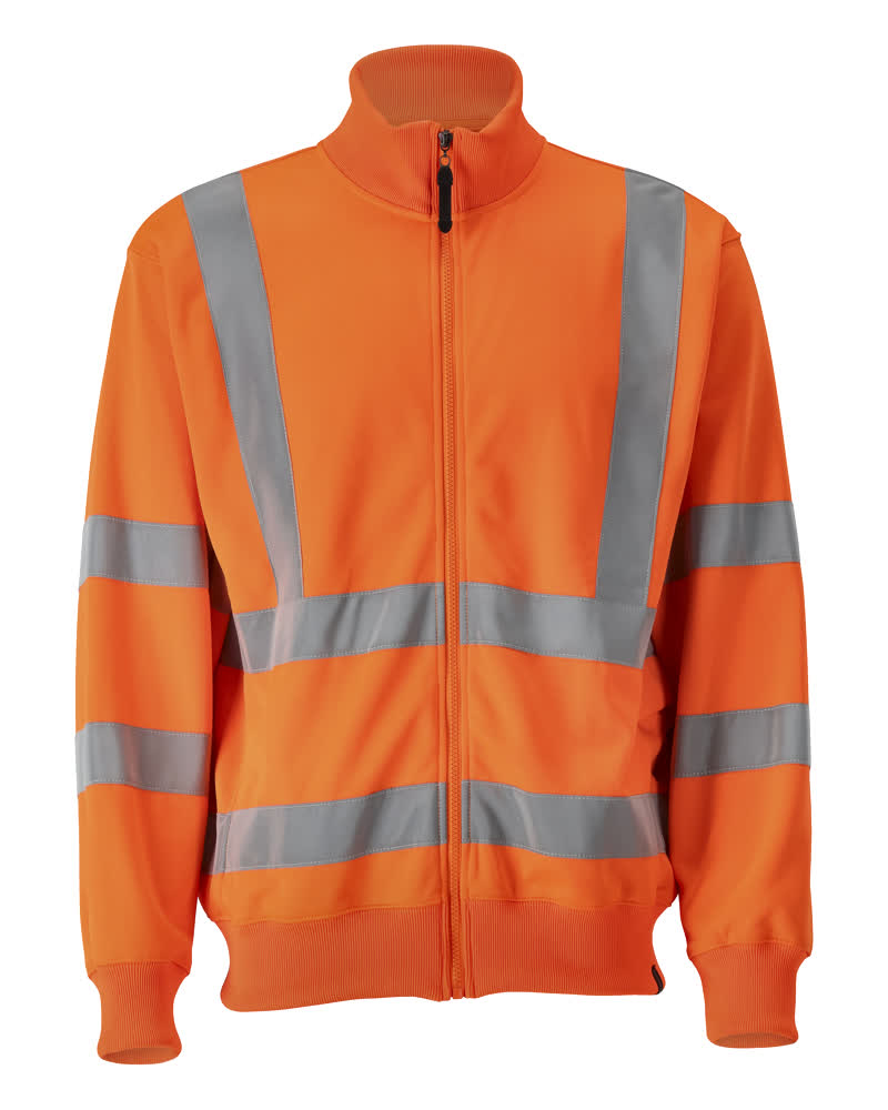 SAFE CLASSIC Sweatshirt zippé - Hi-vis Orange