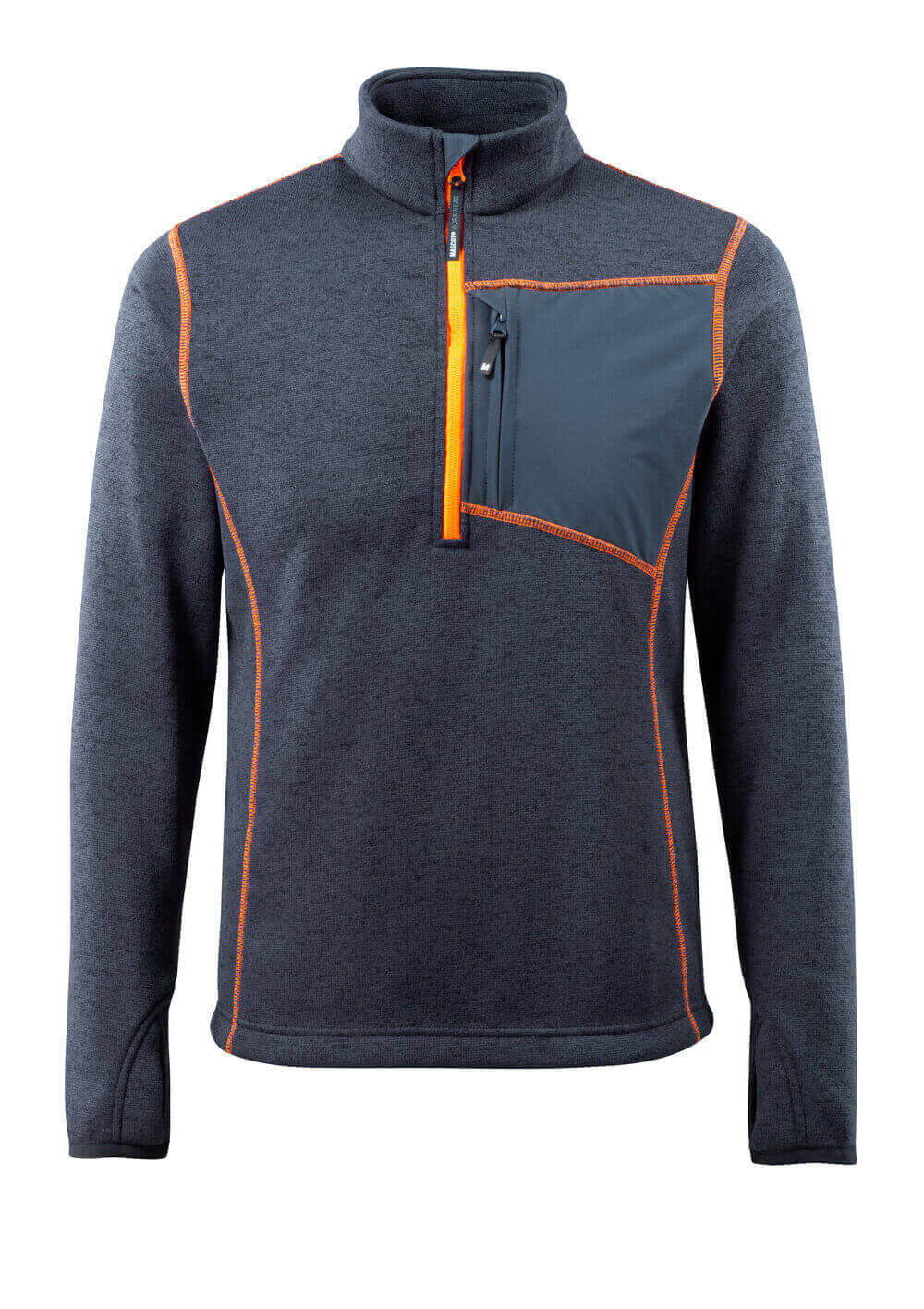 HARDWEAR Pull demi-zippé - Marine foncé