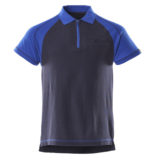 IMAGE Polo avec poche poitrine - Marine/Bleu roi