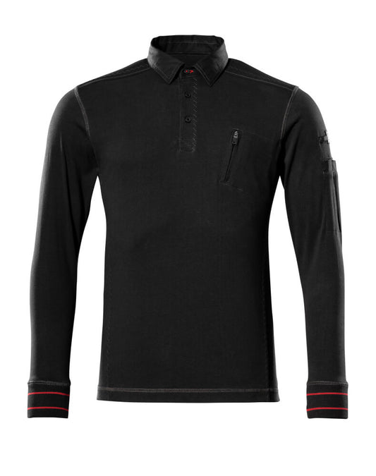 FRONTLINE Sweatshirt polo - Noir