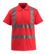 SAFE LIGHT Polo - Hi-vis Rouge