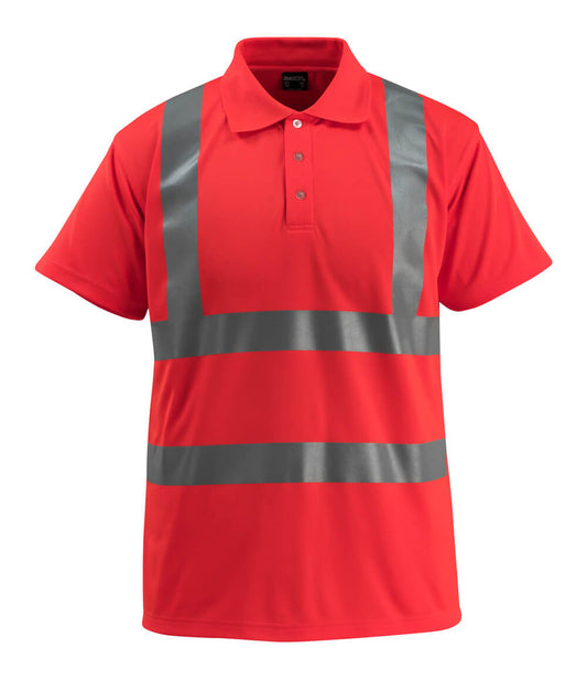 SAFE LIGHT Polo - Hi-vis Rouge