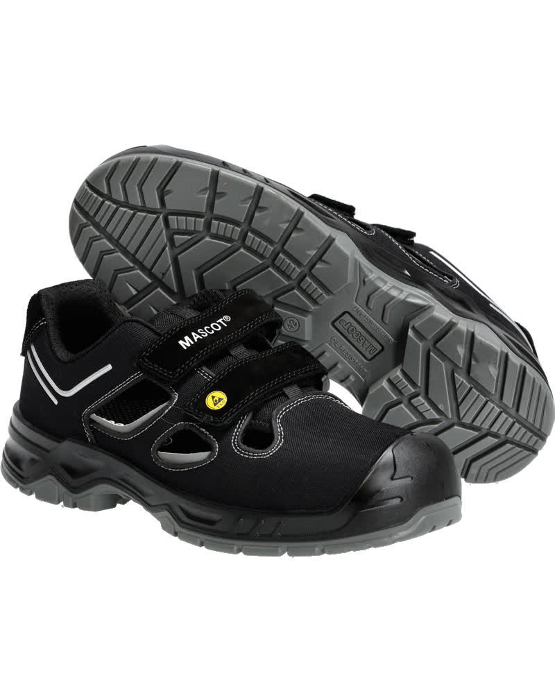 FOOTWEAR FLEX Sandales de sécurité - Noir/Argent