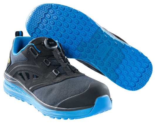 FOOTWEAR CARBON Sandales de sécurité - Noir/Bleu roi