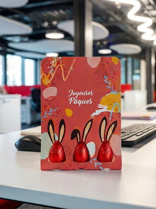 Pochette de 3 œufs personnalsés