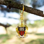 Porte-clés métal blason