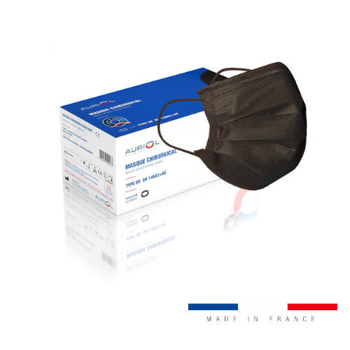 Masque Chirurgical Noir - Made In France